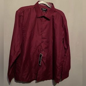 Maroon dress shirt men’s